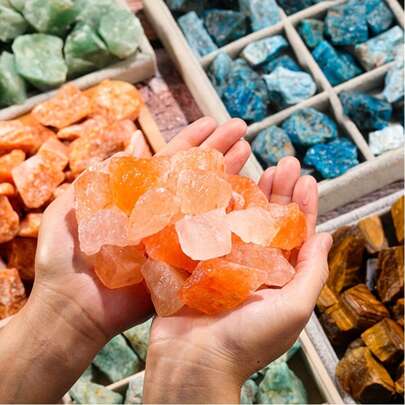 Natural Himalayan Salt Crystals, Suitable For Home And Office Decorations, Moving, Weddings, New Housewarming, Etc. Each With A Unique Shape, Ideal For Air Purification