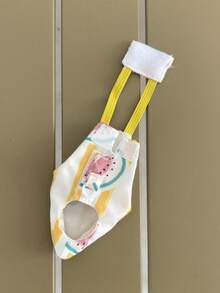 1pc Bird Diaper Slim Fit Convenient Wear Bird Harness + Leash (Random Print)