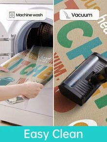 DAJIANG 1 件加厚绒毛门垫，防滑厨房地毯，简约ins风舒适地垫，玄关地毯，可机洗易清洁地毯，节日家居装饰，适用于房间、洗衣房、秋季、冬季、卧室、感恩节、圣诞节等场合 - 彩色 - 查看 8