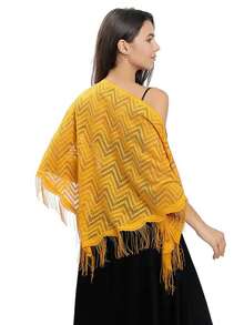 New Lightweight Hollow-Out Lace Knitted Triangle Scarf, Thin Shawlcover Upn For Summer, Sun Protection, Air Conditioning, Dates, Parties, Weddings, Geometric Pattern Fabric, Spring/Summer/Autumn