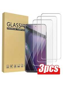 3pcs Tempered Glass Screen Protector, 9H Hardness, Suitable For Office & Study, Ultra-Clear, Shatterproof, Bubble-Free, Easy Installation, Compatible With All Protective Cases, Anti-Scratch, Waterproof, Anti-Fingerprint, Anti-Drop, Portable - Clear - View 13