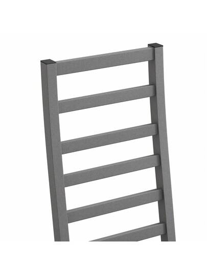 Set Of Dining Chairs Steel Legs PU Leather Seats Kitchen Living Room Zwart Grijs view 7