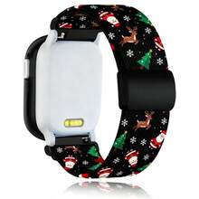Weihnachts-Nylon-Dehnband mit Magnetschnalle kompatibel mit XPLORA X6 Play Smartwatch, 20mm dehnbares Ersatzband für Gabb, Gizmo, SyncUP & Cosmo Jr. Uhren