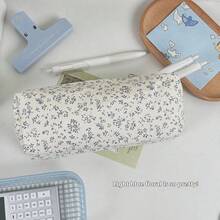 1 Stück lebendiger Blumen Federmäppchen - Neuankömmling, strapazierfähige Polyester-Konstruktion, Mehrzweck-Reißverschlusstasche zum Organisieren von Büromaterial, Kosmetik und Beauty-Essentials