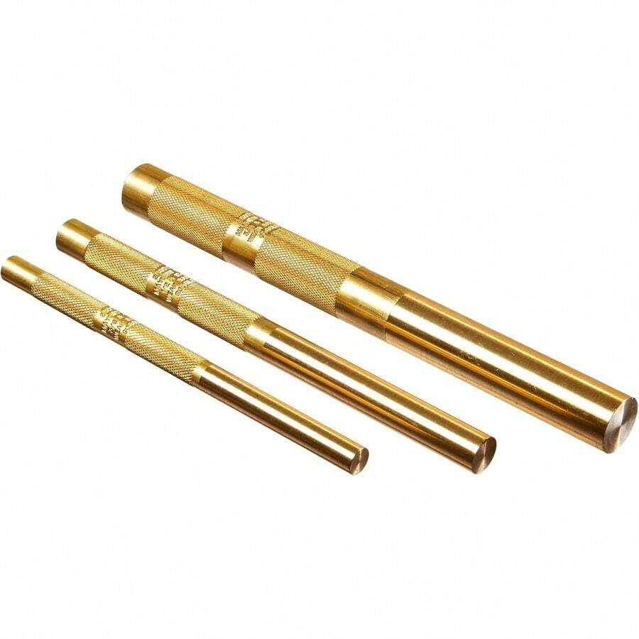 Mayhew Pro 61360 3 Pc. Brass Drift Punch Set - As Pic - View 1