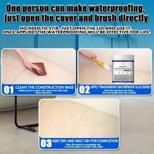 Transparent Waterproof Glue, Invisible Waterproof Agent, With Brush, Waterproof Insulation Sealant, Super Strong Adhesion, Leak-Proof Suitable For Plastic And Barrel Containers - Transparent - View 6