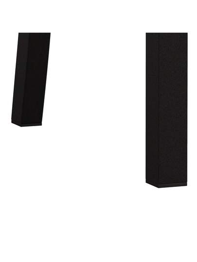 Set Of Dining Chairs Steel Legs PU Leather Seats Kitchen Living Room Zwart Grijs view 9