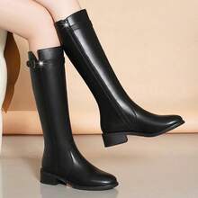 Women Over-The-Knee Boots - Black - View 4