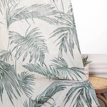 Floor To Ceiling Linen Floral Curtains 95 Inch Length 2 Panels Set Semi Sheer Light Filtering Farmhouse Flower Print Patterned Window Grommet Curtains For Living/Dining Room, Yellow, 2 Pcs - A-nhiệt đới-xanh - Xem 3