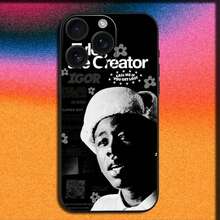Rapper T-Tylers The Creator Phone Case For IPhone 16,15,14,13,12,11,Pro,XS,Max,XR,Plus,SE,Mini Soft Black Cover.Halloween Accessories. - z7 - 查看 7