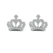 Creative Crown Earrings, Popular Accessories For Women - Bạc - Xem 8