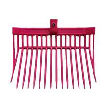 1pc 16-Tine ABS Plastic Hay Fork, Thick & Durable Hay Pitchfork, Lightweight Rust-Resistant Barn Cleaning Tool, Efficient Fodder Fork, Essential For Stable & Barn, Sturdy & Wear-Resistant, Labor-Saving & Practical, Horse Care Supplies