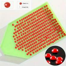 1 件 5D 无框圆形钻石画套装 - 全钻钻石艺术，帆布 DIY 马赛克工艺套装，包含笔、胶水、托盘、钻石珠。适合钻石画爱好者，精美家居墙面装饰礼物，减压好帮手 - 彩色 - 查看 7