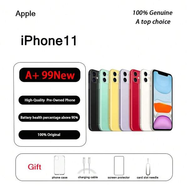 Apple A+, Apple IPhone 11 User, Original And Authentic, Almost Brand New (99% New); Phone, Phone Case, IPhone, IPhone, Mobile Phone, Gift
