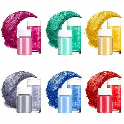 بريق صالح للأكل لتزيين الكيك، بودرة بريق للمشروبات والفوندان والشوكولاتة والحلوى