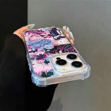 Funda de teléfono con adhesivo creativo lindo de Alien Stage Ivan Tier, adecuada para  17 16e 16 15 14 13 12 11 Air Pro Max Mini XR XS X 7 8 Plus, protección a prueba de golpes de cuatro esquinas, funda trasera de TPU suave magnética transparente, funda de teléfono de animal, protección de teléfono, funda a prueba de golpes, funda artística de teléfono, estilo anime, material duradero, funda protectora ligera, funda protectora, usuarios de , jóvenes adultos - Mezcla de colores - Ver 6