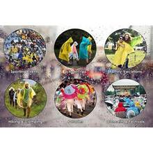 2PCS Poncho Waterproof Adult, Unisex Raincoat, Rain Coat, Rain Coat For Women, Rain Coat For Men, Rain Jacket, Portable Raincoat, Rain Coat For Women, Rain Poncho Waterproof With Hoods And Sleeves, Raincoat For Women,Windproof, Quick-Dry, And Breathable, Reusable Rain Resistant Poncho For Camping, Emergency Situations, Cycling, Travel, Hiking Travel, Outdoor Adventures, Amusement Park,Theme Park, Festival