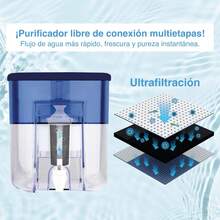 PURA SOMOS AGUA |   Free Dispensador de Agua - Agua Purificada al Instante, Sin Instalación, Diseño Compacto, 10 litros de agua Pura lista para disfrutar. Eco-filtrado, Fácil de Usar - 1 - Ver 3
