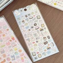 4-Color Cute Bear, Rabbit, Dog Animal 3D Crystal Stickers, Suitable For Student Handmade Decoration, Diary, Phone Case, Children's Handicraft And Educational Stickers - Multicolor - View 14