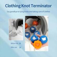 12pcs Pet Hair Cleaning Laundry Balls. Fluffy And Soft, Non-Sticky, Reusable, And Durable. Effectively Collects Fur On Clothes And Bedding. Essential For Pet Owners, Enhancing Your Laundry Experience. Suitable For Washing Machines, Cat/Dog Hair Remover (Random Color) (1/6/9/12/24pcs, Random Color) - Multicolor - View 3