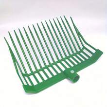 1pc 16-Tine ABS Plastic Hay Fork, Thick & Durable Hay Pitchfork, Lightweight Rust-Resistant Barn Cleaning Tool, Efficient Fodder Fork, Essential For Stable & Barn, Sturdy & Wear-Resistant, Labor-Saving & Practical, Horse Care Supplies