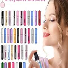10pcs/Set 5ml Refillable Perfume Atomizer, Mini Portable Spray Bottles, Cologne Mist Sprayer, Leak-Proof Mini Perfume Bottle. Suitable For Night Out, Travel, Party And Dates. - Zk04 - 查看 4