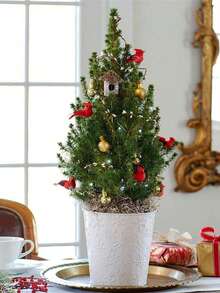 1/2/4/8pcs-Cardinal Bird Craft Decoration - Mini Cardinal Clip Christmas Tree Ornaments Artificial Red Bird Decoration Hanging Ornaments - Cardinal Clip Christmas Tree Ornaments - Christmas Gifts - Christmas Party Decorations Small Red Bird - Red - View 3