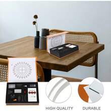 17 Piezas Óptico Cóncavo Lente Convexa Prisma Conjunto de Experimento Óptico Físico Lente Cóncava Convexa Equipo de Laboratorio de Ciencia Color - 1 - Ver 8