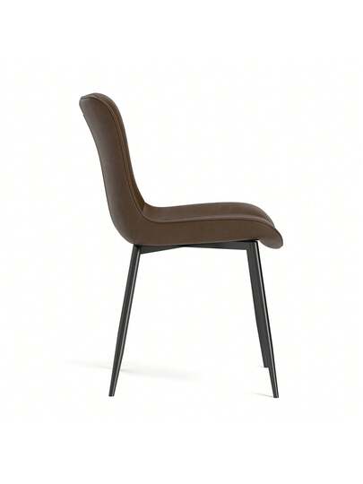 PU Living Room Chairs Brown, Blue, Set Of Moderne Art Leather Seats view 6