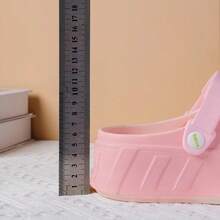 Papuci de plajă cu platformă pentru femei, la modă, cu șireturi drăguțe, cu desene animate, saboți confortabili pentru primăvară, vară, toamnă, potriviți pentru casual, plajă, serviciu - alb - Vizualizare 6