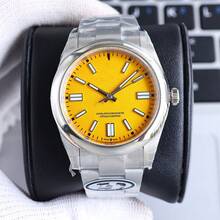 Factory Low Price Cross-Border Dropshipping Laojia Consumable Series Fully Automatic Mechanical Men's Watch Station West Source Micro Business Wholesale - White Shell Blue Surface - View 9