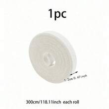 1卷可重复使用的扎带，多用途线缆整理器，电脑和电视线缆管理，数据线整理器，桌面收纳 - 彩色 - 查看 7