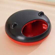 1pc Creative Rotatable Ashtray With Lid, Household Smoking Ash Tray, Desktop Smoking Ash Catcher, Anti-Spill Smoking Accessory