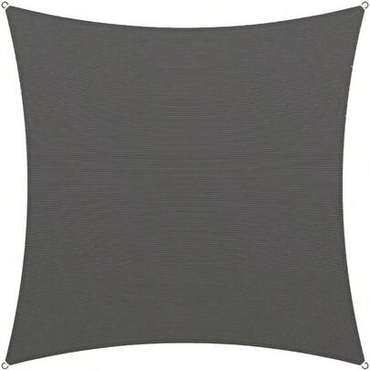 Heavy Duty Outdoor Square Shade Sail, 98 Block Patio Canopy Cloth 3.6x 3.6m, Commercial Grade 300GSM Shelter Cover Beach Pool Backyard Garden Carport