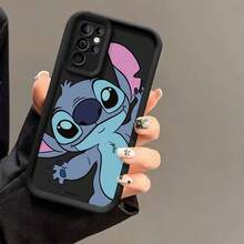 Miniso Phone Case With Cute Stitch From Disney's Lilo & Stitch Print, Large Cartoon Stitch Design With Big Eyes And Pink Ears  For Samsung Galaxy S25 Ultra/S25 Plus/S25/ Galaxy S24 Ultra/S24 Plus/S24/S24 FE/S23 Ultra/S23 FE/S22Ultra/S22 Plus/S22/S21 Ultra/S21 Plus/S21/S21 FE/A13/A14/A15/A16/A17/A33/A34/A35/A36/A52/A53/A54/Galaxy Note20Ultra/Galaxy Note20,Galaxy S25 Case,Galaxy S25 Case,Galaxy S25 Ultra Case Plus Stocking Stuffers,The Girlfriend,The Chosen,Early Fall Fashion. - 粉色 - 查看 3