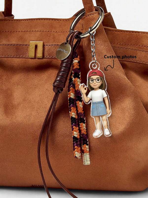 1pc Customized Children's Accessory, 2D Character Packaging Toy Box Style Art Gift, Personalized Car Decor Gift For Family And Friends