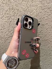 新款唇彩彩绘手机壳，兼容苹果 15、16、16 Pro Max、14 Pro Max、13、11、12（彩绘版）、XR（卡通版）、7/8G、三星 Galaxy A13 4G、A14、A04、A34 - 彩色 - 查看 3