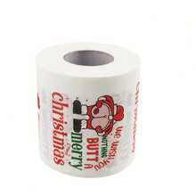 1/5-pak świątecznych rolek papieru toaletowego, z motywem Świętego Mikołaja, renifera i choinki, miękki papier, bezpyłowy, opakowanie zbiorcze, 2-warstwowy, do dekoracji świątecznych i na imprezy