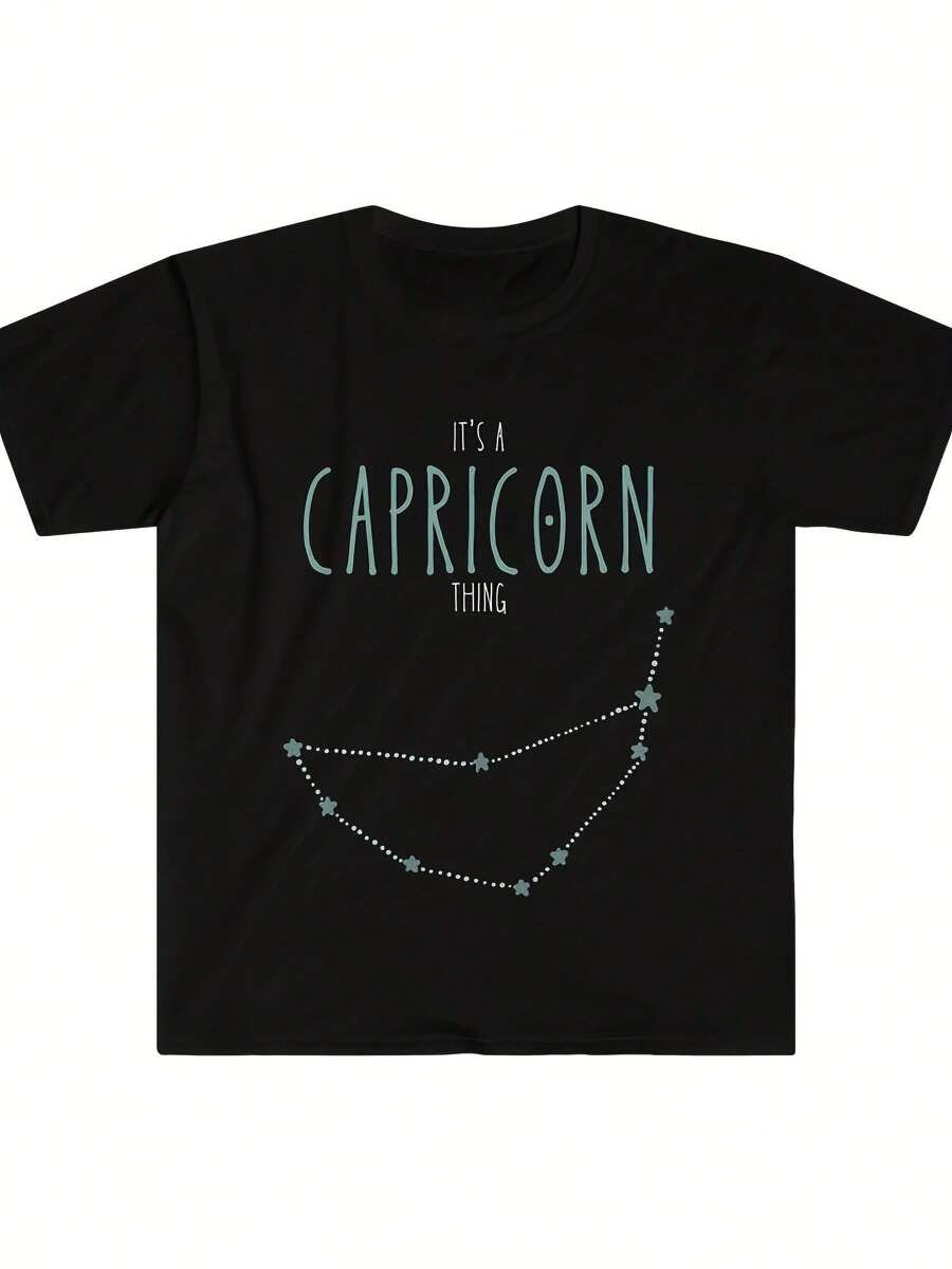It's A Capricorn Thing Softstyle T-Shirt'-- Funny Printed Casual T-Shirt, 2935% Cotton, Round Neck, Regular Style, Perfect Valentine's Day/Christmas Gift For Your Boyfriend/Husband - 款式1 - 查看 1