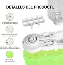 EstiloTendenciaJuego De 10 Pinceles Profesionales Y Enjuagador De Pinceles Limpiador Con DepóSito De Agua, Acuarela Y Pinturas A Base De Agua, Lavador De Pinceles Para Artistas Estudiantes TalleresCalidad PremiumVersióN Mejorada - 1 - Ver 2