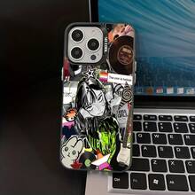 Funda para teléfono Mitsuki y Aya compatible con 17, 16E, 16, 15, 14, 13, 12, 11, Pro,,, X, XR, XSMAX, 8, Plus, con una cubierta trasera mate diseñpara reducir el riesgo de caídas, funda para teléfono, cubierta para teléfono17 17promax - Negro - Ver 2
