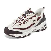 Skechers Zapatillas deportivas atléticas de estilo casual urbano con tecnología Flashpod de la serie D'LITES para mujer 150537-NTMT