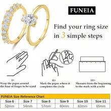 Cubic Zirconia Gold Rings Women Non Tarnish  Dainty 14K Gold Plated Stackable Princess Cut Engagement Ring Set Wedding Promise Rings Her Jewelry Size 6 8 9 10 11 - B-2pcs Pear Shaped Engagement Ring + 8 - View 6