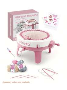 22/24/32/40/48针DIY手工编织机套装（配件颜色随机），可编织婴儿帽、围巾、袜子、手套、毛衣等作为礼物，也可用于编织宠物服装，是节日、生日、圣诞节、万圣节、新年等场合的理想礼物。 - 彩色 - 查看 19