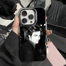 Funda de teléfono T-Twilight Robert Pattinson para 17,16,15,14,13,12,11,Pro,Max,Plus, anti-caída, negra mate, parachoques duro - z8 - Ver 12