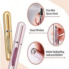 10pcs/Set 5ml Refillable Perfume Atomizer, Mini Portable Spray Bottles, Cologne Mist Sprayer, Leak-Proof Mini Perfume Bottle. Suitable For Night Out, Travel, Party And Dates. - Zk04 - 查看 8