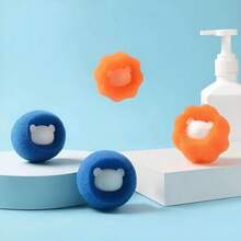 12pcs Pet Hair Cleaning Laundry Balls. Fluffy And Soft, Non-Sticky, Reusable, And Durable. Effectively Collects Fur On Clothes And Bedding. Essential For Pet Owners, Enhancing Your Laundry Experience. Suitable For Washing Machines, Cat/Dog Hair Remover (Random Color) (1/6/9/12/24pcs, Random Color) - Multicolor - View 9