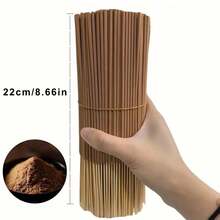 22.0cm Sandalwood Incense Sticks, Perfect For Yoga And Meditation. They Help Clear The Mind, Dispel Negative Energy, And Are Ideal For Hotels, Parties, And Travel. An Excellent Accessory For Meditation. - Sandalwood - View 2