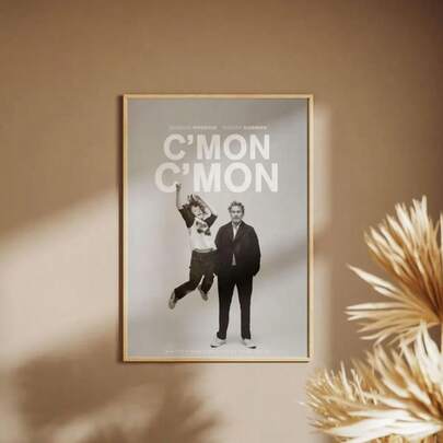 1 Tấm áp phích phim C'mon C'mon | Tranh vải canvas treo tường cổ điển, Áp phích hoài cổ có thể in, Trang trí tranh tường nhà hiện đại không khung, Quà tặng cho cô ấy, Quà tặng cho người hâm mộ phim