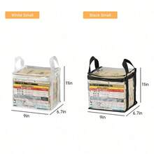 1pc/2pcs Book Storage Bag, Freestanding, Multi-Functional Storage Bag For Living Room, Bedroom, Study, Waterproof PVC Handbag, Toy & Snack Organizer - Four-color - View 26